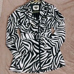 Women's Zebra Print Jacket